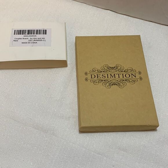 Couples adjustable bracelets.  Morse code bracelets - Picture 2 of 5